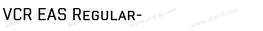VCR EAS Regular字体转换 VCR EAS Regular字体转换